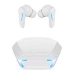 TWS-M10 Bluetooth-os fülhallgató V5.2, 40Ms , fehér (BBV)
