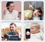 Vezeték nélküli endoszkópos fültisztító készülék - WiFi-s otoszkóp cserélhető szilikon fejekkel (THM) (BBD)