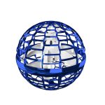 Gyro Ball trükkös LED-es akkumulátoros lebegő labda, USB - 360°-ban forog (BBJ)