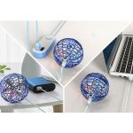 Gyro Ball trükkös LED-es akkumulátoros lebegő labda, USB - 360°-ban forog (BBJ)