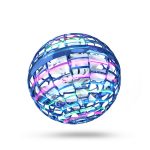 Gyro Ball trükkös LED-es akkumulátoros lebegő labda, USB - 360°-ban forog (BBJ)