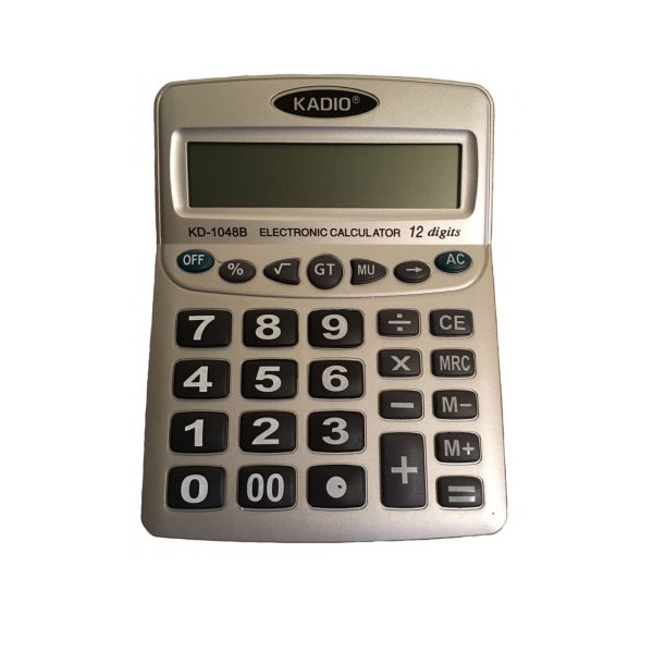 KADIO KD-1038B hagyományos számológép nagy kijelzővel - 12 számjegyes (BBL)