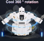 Távirányítós 360°-ban forgó akkumlátoros harci robot (BBJ)