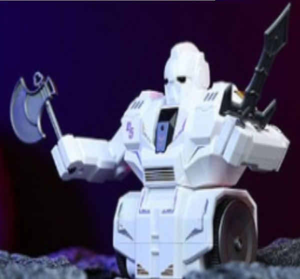 Távirányítós 360°-ban forgó akkumlátoros harci robot (BBJ)