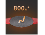 Elektromos asztali grill 800W – tapadásmentes hordozható grill állítható hőfokszabályzóval, 28 cm grillfelület sütéshez (BBM)