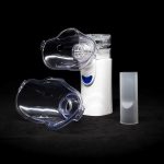 USB-ről tölthető, hordozható ultrahangos mini inhalátor pipával - felnőtteknek és gyerekeknek  (BBM)(BBL)