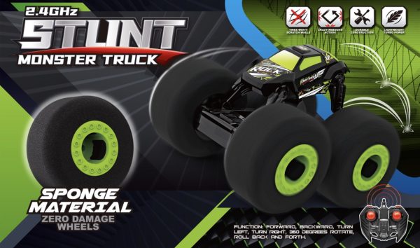 Szivacskerekű Monster truck terepjáró - a legbiztonságosabb távirányítós autó (BBJ)
