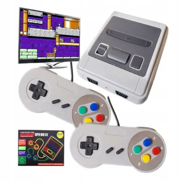 Retro MSK játékkonzol - 620 beépített játékkal - 2 db kontrollerrel (BBV)