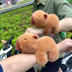 Mágneses Capybara Plüss Karkötő – Ölelős Csuklódísz (BBJ)