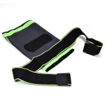 Kompressziós térdrögzítő állítható pántokkal sportoláshoz és térdfájdalmak ellen – zöld-fekete - L (BBM) (BBKM)