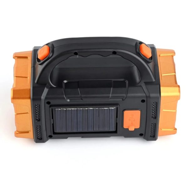 HB-2678 extra erős fényű, 62 LED-es, napelemes kézilámpa és power bank - praktikus lámpa kempingezéshez, horgászathoz, szereléshez (BBD)
