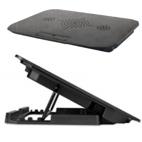 Dönthető laptop tartó állvány ventilátorral (BBM)