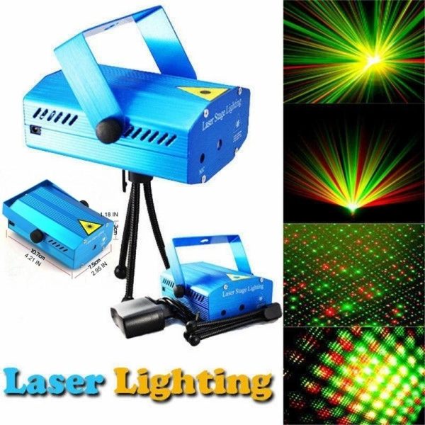Laser Light mozgó lézerfény rendszer - hangvezérelt party fény (BBL) (BBV)