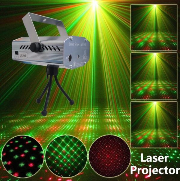 Laser Light mozgó lézerfény rendszer - hangvezérelt party fény (BBL) (BBV)