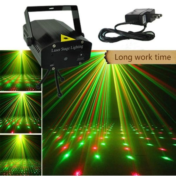 Laser Light mozgó lézerfény rendszer - hangvezérelt party fény (BBL) (BBV)