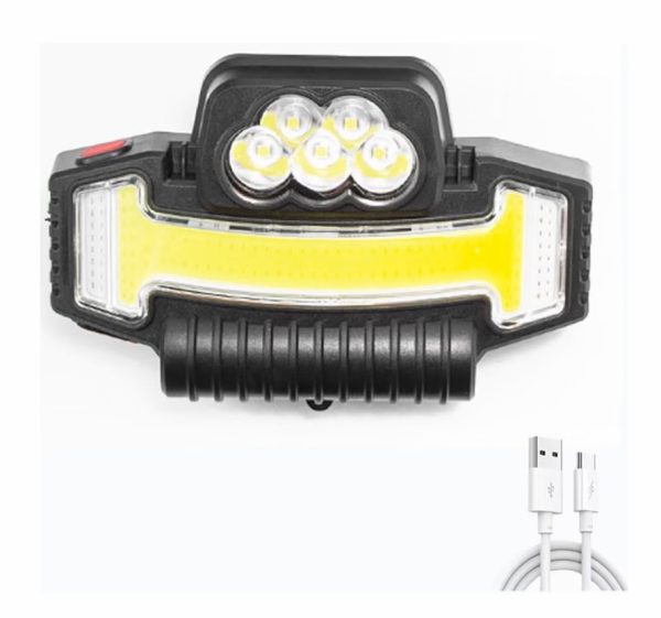 W685 multifunkciós LED fejlámpa beépített akkumulátorral - brutál fényerő (BBV) (BBL)