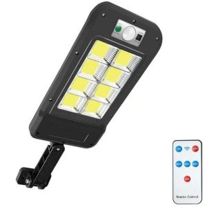 Kültéri, mozgásérzékelős, napelemes LED lámpa HS-8013 (BBL)