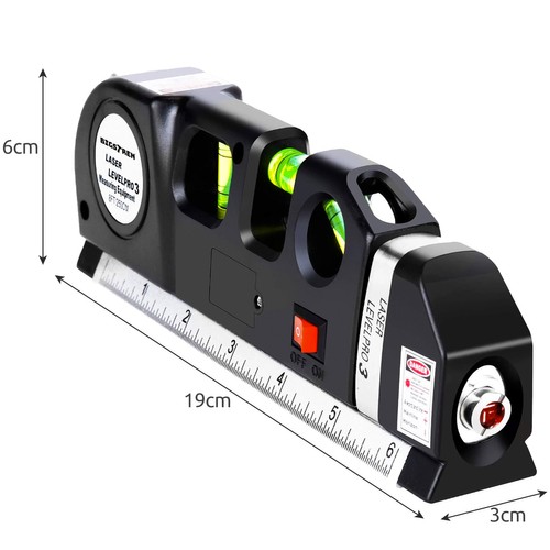 Levelpro3 lézeres multiszerszám - szintező, vízmérték, mérőszalag, vonalzó (BBL)