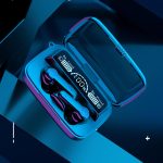 M19 vezeték nélküli bluetooth headset digitális kijelzővel, töltődobozban (BBV)