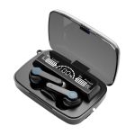 M19 vezeték nélküli bluetooth headset digitális kijelzővel, töltődobozban (BBV)