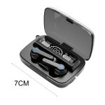 M19 vezeték nélküli bluetooth headset digitális kijelzővel, töltődobozban (BBV)