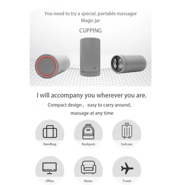 Magic jar - 2 db-os elektromos köpölyöző és masszírozó készülék szett (BBM)