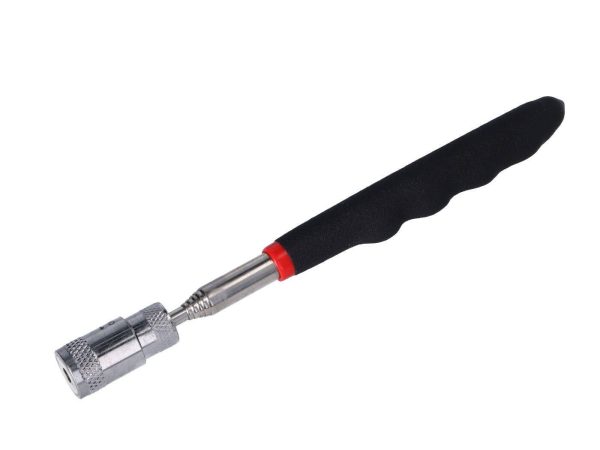 Multifunkciós, teleszkópos, mágneses bot és szerelőlámpa - csavarok, fém tárgyak összeszedéséhez - 80 cm (BBKM) (BBL)