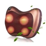 Keringésjavító elektromos masszázspárna 4 masszázsfejjel - masszírozó és relaxáló móddal nyak-, derék- és lábmasszázshoz (BBV)