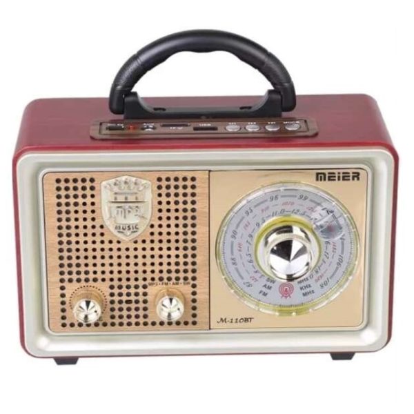 Meier M-111BT Retró FM Rádió (Bluetooth - SD - USB) (BBL)