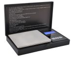 Nagy pontosságú zsebmérleg LCD kijelzővel és tara funkcióval 500 grammig - 6 féle mértékegység, 0,1 g pontosság (BBV)
