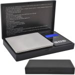 Nagy pontosságú zsebmérleg LCD kijelzővel és tara funkcióval 500 grammig - 6 féle mértékegység, 0,1 g pontosság (BBV)