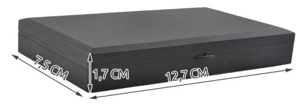 Nagy pontosságú zsebmérleg LCD kijelzővel és tara funkcióval 500 grammig - 6 féle mértékegység, 0,1 g pontosság (BBV)