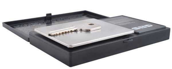 Nagy pontosságú zsebmérleg LCD kijelzővel és tara funkcióval 500 grammig - 6 féle mértékegység, 0,1 g pontosság (BBV)