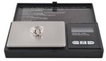 Nagy pontosságú zsebmérleg LCD kijelzővel és tara funkcióval 500 grammig - 6 féle mértékegység, 0,1 g pontosság (BBV)