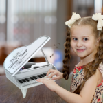 Mini piano 13 dallammal LED világítással gyerekeknek (BBJ)