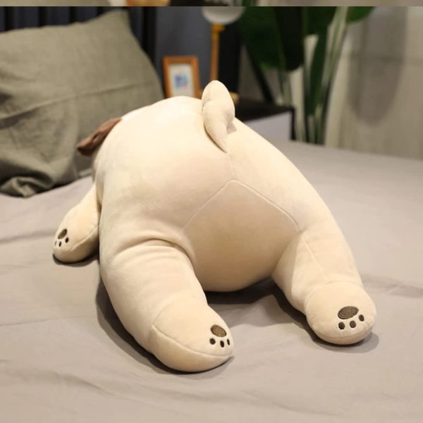 Óriás méretű 2in1 párna és plüss kutyus - pihe-puha mopsz alakú párna - 53 x 30 x 20 cm (BBJ)