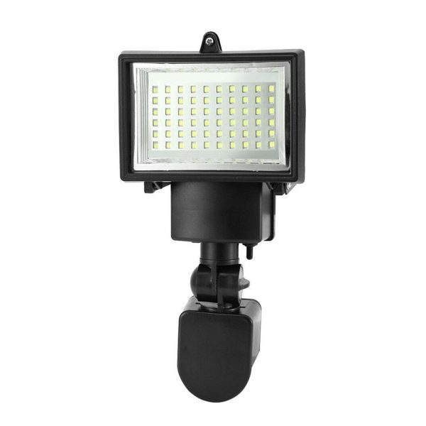 Mozgásérzékelős, napelemes (szolár) reflektor, 60 LED-es kivitelben (BBL)