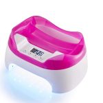 KM-520 Helytakarékos, modern, nagy teljesítményű 2in1 UV LED műkörmös lámpa és 5 rekeszes eszköz tartó - 110W (BBV)