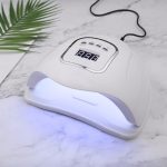 SUN Y9 UV LED professzionális műkörmös lámpa telefontartóval, beépített mozgásérzékelővel és hordozófüllel - 192W (BBV)