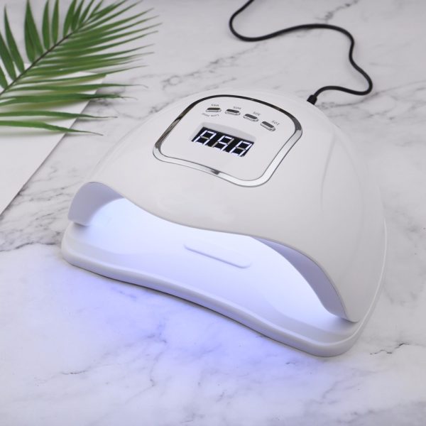SUN Y9 UV LED professzionális műkörmös lámpa telefontartóval, beépített mozgásérzékelővel és hordozófüllel - 192W (BBV)