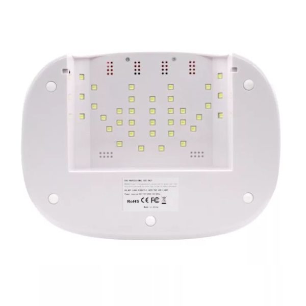 KM-520 Helytakarékos, modern, nagy teljesítményű 2in1 UV LED műkörmös lámpa és 5 rekeszes eszköz tartó - 110W (BBV)