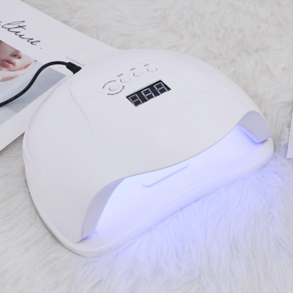 SUN Y9 UV LED professzionális műkörmös lámpa telefontartóval, beépített mozgásérzékelővel és hordozófüllel - 192W (BBV)