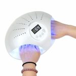 Digitális kijelzős kétkezes műkörmös LED UV lámpa érzékelővel, időzítővel (BBV)