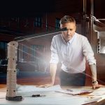 FT-18 kihajtható munkalámpa 7 világítási móddal, 3600mAh tölthető akkumulátorral és telefontartóval - szerelés közben mágnessel rögzíthető (BBV)