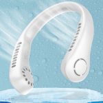 Mini nyakba akasztható hűsítő berendezés - nem csípi be a hajat - USB-ről tölthető hűsítő nyakpánt (BBE) (THM)