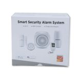 JG-H3 Smart Security wifis otthoni riasztórendszer szett - távirányítóval és okostelefonról is vezérelhető (THM)
