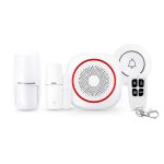 JG-H3 Smart Security wifis otthoni riasztórendszer szett - távirányítóval és okostelefonról is vezérelhető (THM)