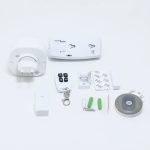 JG-H3 Smart Security wifis otthoni riasztórendszer szett - távirányítóval és okostelefonról is vezérelhető (THM)