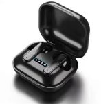 Vezeték nélküli Air P83 bluetooth fülhallgató mikrofonnal - fekete (BBV)