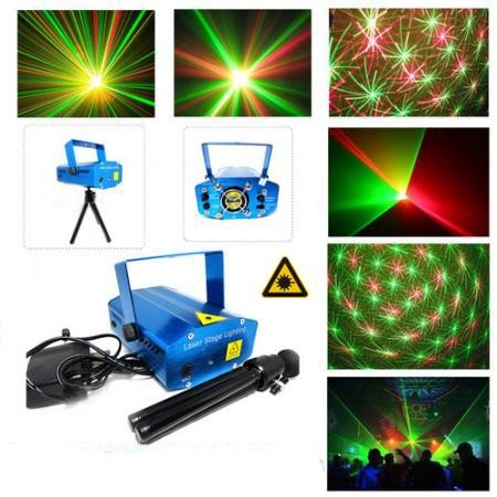 Laser Light mozgó lézerfény rendszer - hangvezérelt party fény (BBL) (BBV)